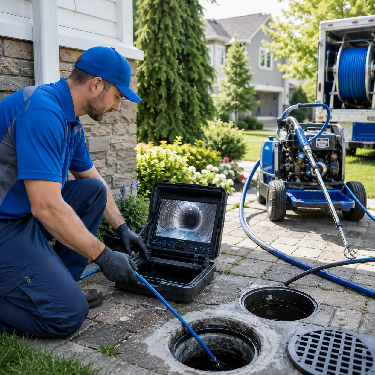 Outdoor drain cleaning professionals serving Fanwood, NJ